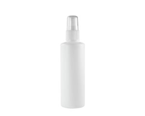 A plastic bottle 60ml with atomizer.