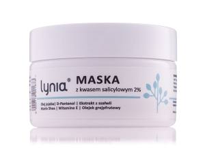 Mask with 2% Salicylic acid, Jojoba oil, D-Panthenol, Sage, Grapefruit, Shea, Vitamin E