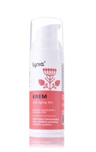 Anti-Aging-Creme 50+: Stammzellen, Coenzym Q10, Nano-Hyaluronsäure, Centella asiatica,  Weizenkeimöl
