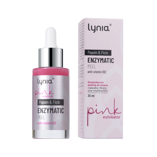 Peeling enzymatyczny Lynia z papainą, ficyną i B12 - dla cery wrażliwej